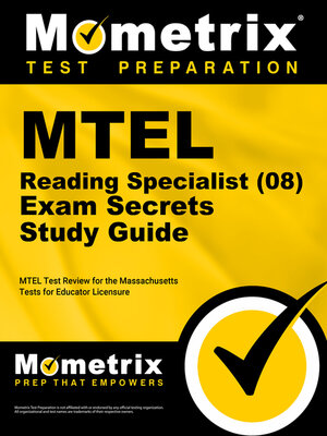 cover image of MTEL Reading Specialist (08) Exam Secrets Study Guide